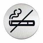 Pictogram No Smoking 4911 Stainless Steel Self-Adhesive Sign 83mm